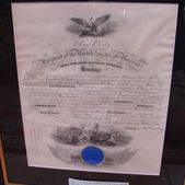 William McKinley signed Commission
